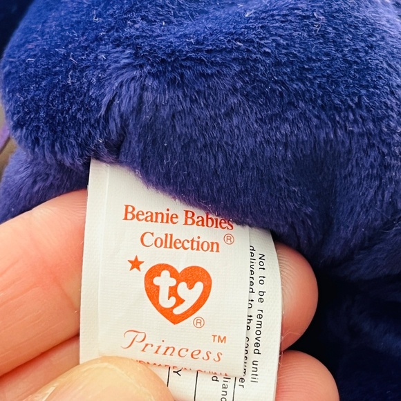Ty Princess Beanie Baby Bear - Never Played With - Picture 2 of 4